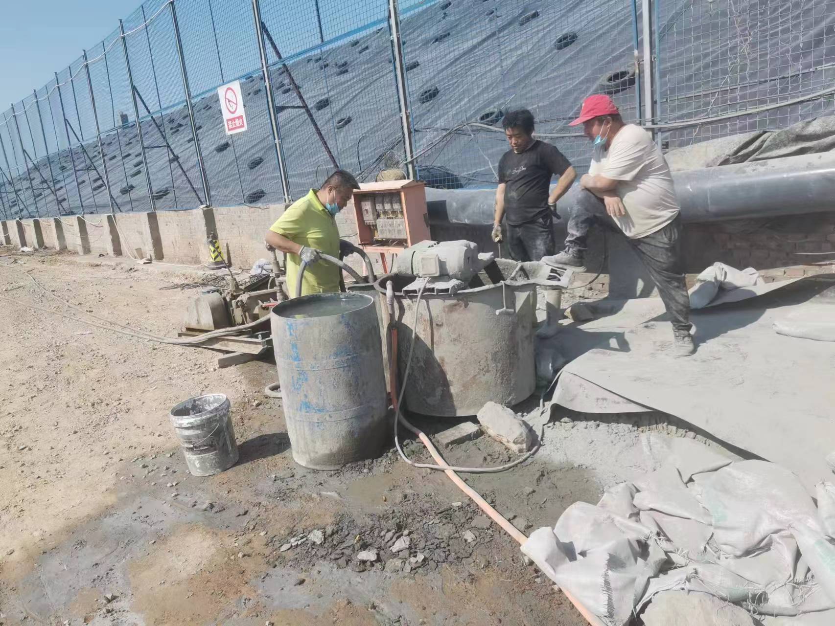 毛阳镇袖阀管注浆